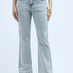 U.S. Polo Assn. Women Women Bootcut Low Distress Heavy Fade Stretchable Jeans-picture-42