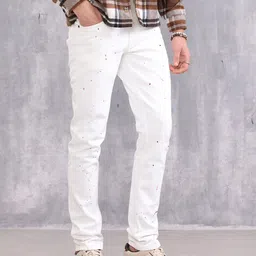 WROGN Men Regular Fit Mid-Rise Jeans image 5