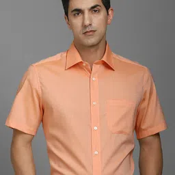 Louis Philippe Spread Collar Formal Cotton Shirt-picture-28