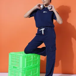 MKH Printed Round Neck Short Sleeves T-Shirt With Trouser image 5