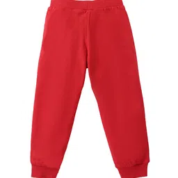 KAVEE Boys Printed Cotton Mid-Rise Bio-Washed Joggers image 3