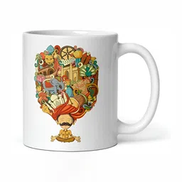 Mr UVD White Ceramic Cup image 3