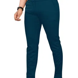 An Creation Men Polyester Regular Fit Mid-Rise Trousers-image-62