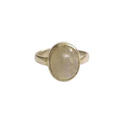 RAVIOUR LIFESTYLE Unisex Gold-Tone Alloy Opal Finger Ring-image-33