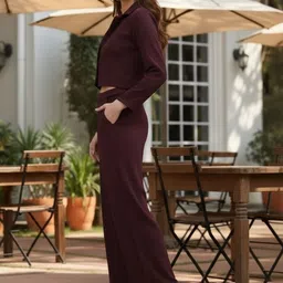 Sera Women Relaxed Flared Trousers image 4
