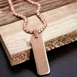 SZN Rose Gold-Plated Spherical Shaped Pendants With Chains image 3