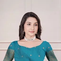 Demure Clothing Co Ethnic Motifs Zari Art Silk Handloom Banarasi Saree image 4