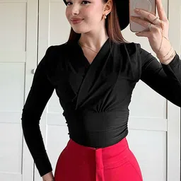DressBerry Women Fitted Crop Top-picture-33