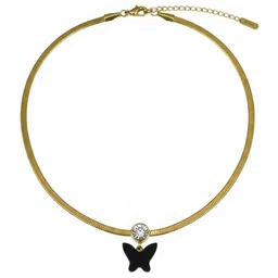 ZAYA Zubic Zirconia Studded Statement Necklace-image-26
