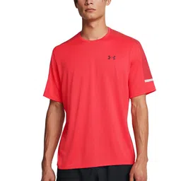 UNDER ARMOUR Brand Logo Print Detail Loose Tech Training T-shirt with Reflective Elements-picture-37