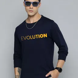 R.Code by The Roadster Life Co. Men Printed T-shirt image 1