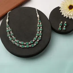 EIT Collection Silver Plated Cubic Zirconia Jewellery Set-picture-22