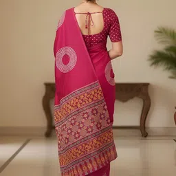 JAINICA Ethnic Motifs Pure Cotton Saree image 4