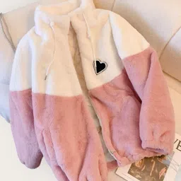 sheen ellision Fleece Coat For Women image 1