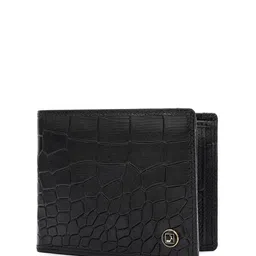 Da Milano Men Textured Leather Three Fold Wallet image 2