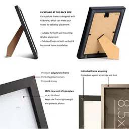 ArtzFolio Camel Brown 1 Pieces Wood Table Photo Frames image 5