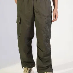 SHOWOFF Men Low-Rise Easy Wash Cargos Trousers-picture-31
