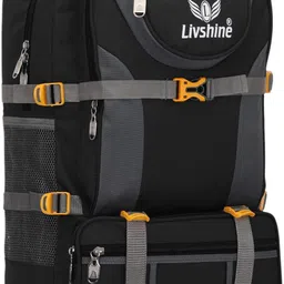 livshine Rucksack For Hiking Trekking And Travel - Unisex Rucksack - 70 L (BLACK) Rucksack - 70 L-picture-43