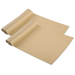 Kuber Industries Cream-Coloured 2 Pieces Water Resistant Shelf Liner Organisers image 2