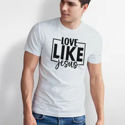 Seekbuylove Men Bio Finish Typography Printed Pure Cotton T-shirt image 2