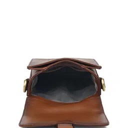 Da Milano Men Printed Messenger Bag image 4