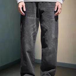 AFLASH Men Mid-Rise Light Fade Stretchable Denim Baggy Jeans-picture-32