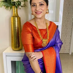 Areca Designer Woven Design Zari Pure Silk Banarasi Saree image 2