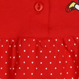 PARYAG Polka Dot Print A-Line Dress image 4