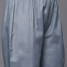 NAVYAAZRI Women Regular Thread Work Kurta with Trousers & With Dupatta image 5