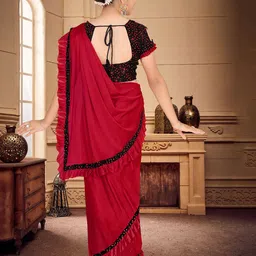 HARPITA Sequinned Ready to Wear Saree image 3