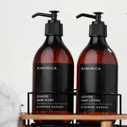 Kimirica Blooming Garden Set Of 2 Scented Hand Wash & Hand Lotion Duo Caddy Set 300 ml Each image 3