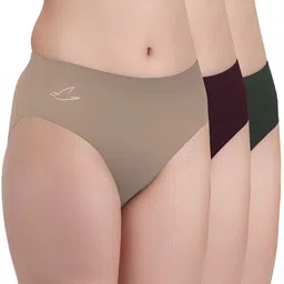 FREECULTR Stylish Hipster Trunks for Women Support Pack of 3 FC-WMN-HPTR-AVG-PW-PKN-03_S image 2