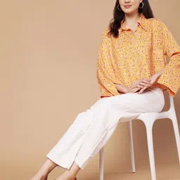 Ortho Rest Women Printed T-Strap Flats image 3