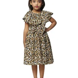 Wow Princess Baby Girls Casual Knee Length Kids Dress Frock-picture-22