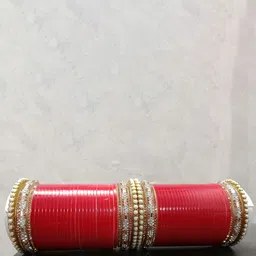 Fashionzara Set Of 2 Stone-Studded Chuda Bangles-picture-23