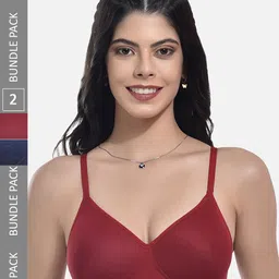 StyFun Pack Of 2 Full Coverage Lightly Padded Bra-picture-40