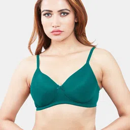 Sonari Pack Of 2 Green & Peach-Coloured Lightly Padded Bra-picture-18