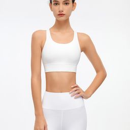 JC Collection White Lightly Padded Sports Bra-picture-20