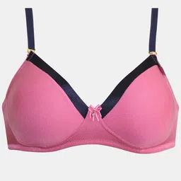 Dazzle Fuchsia & Blue Bra Lightly Padded-picture-49