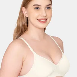 KOMLI Pack Of 2 Full Coverage Cotton Lightly Padded Bra All Day Comfort image 4