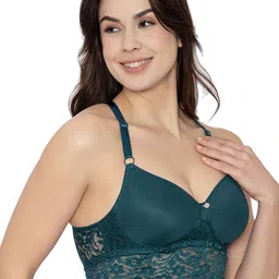 B'ZAR Floral Bralette Bra Full Coverage Lightly Padded image 2