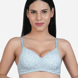 SHYAM SONS FLAIR Pack Of 2 Printed Full Coverage Lightly Padded T-shirt Bra image 5