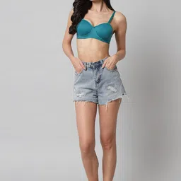 Imsa Moda Lightly Padded  Half Coverage Cotton Everyday Bra image 4