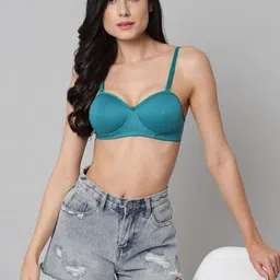 Imsa Moda Lightly Padded  Half Coverage Cotton Everyday Bra image 3