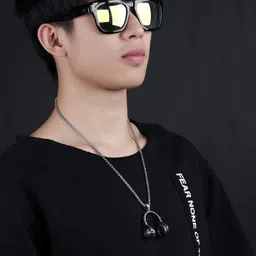 Jewelgenics Silver-Plated Quirky Pendants with Chains-picture-20