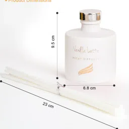 pan aromas Vanilla Latte Ceramic Diffuser (White) image 3