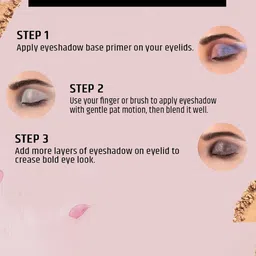 Adbeni Fantasy 5 Colours Eyeshadow Palette - 12g - Shade 02 image 2