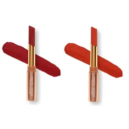 ME-ON Set of 2 Matte Vogue None-Transfer Lipsticks - Shade 14 & 17 image 1