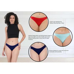 ORLIZEA Set Of 3 Cotton Blend Thongs image 3