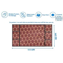 The Furnishing Tree Multi Plastic Refrigerator Cover image 3